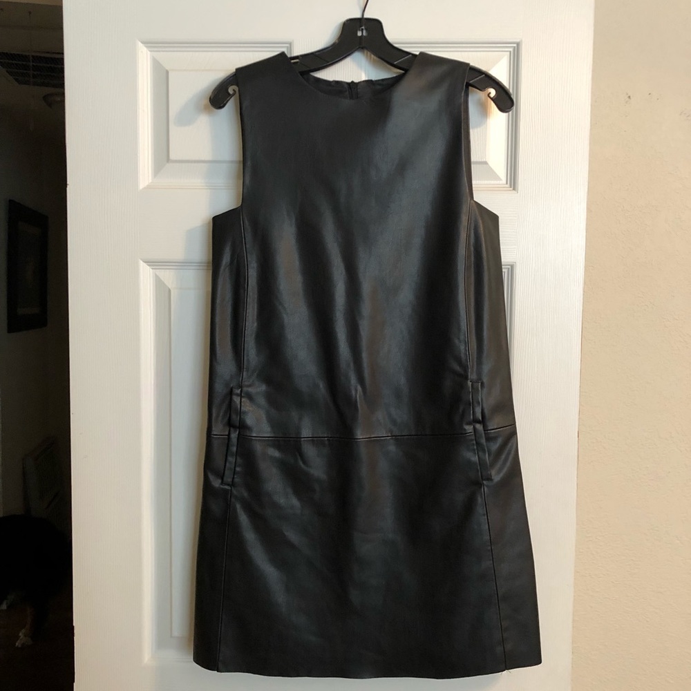 Zara faux leather dress - XS